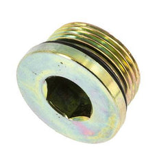 Plug UN 1-5/16''-12 Steel NBR with Internal Hex 400bar (5620.0psi)