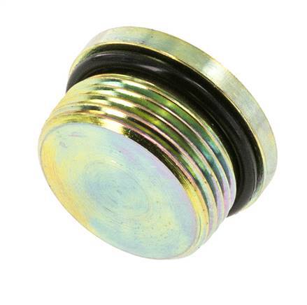 Plug UN 1-5/16''-12 Steel NBR with Internal Hex 400bar (5620.0psi)