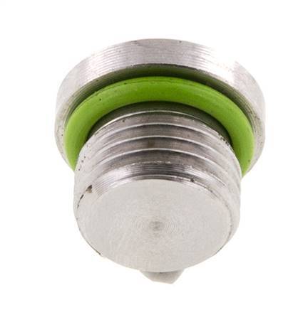 Plug UNF 1/2''-20 Stainless steel FKM with Internal Hex 630bar (8851.5psi)