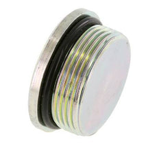 Plug UN 1-5/8''-12 Steel NBR with Internal Hex 250bar (3512.5psi)