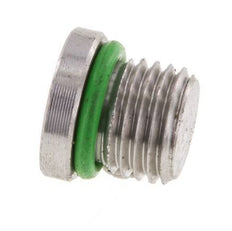 Plug UNF 7/16''-20 Stainless steel FKM with Internal Hex 630bar (8851.5psi)