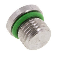 Plug UNF 7/16''-20 Stainless steel FKM with Internal Hex 630bar (8851.5psi)