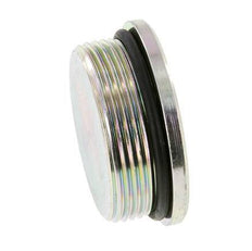 Plug UN 1-7/8''-12 Steel NBR with Internal Hex 250bar (3512.5psi)