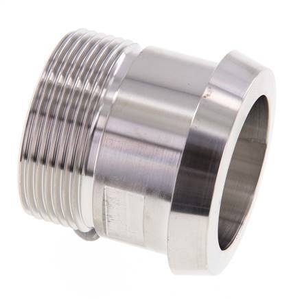 DIN 11851 Sanitary (Dairy) Fitting 56mm Cone x G1 1/2 inch Male Stainless Steel