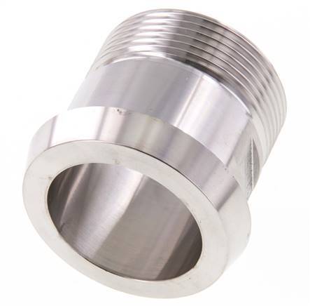 DIN 11851 Sanitary (Dairy) Fitting 56mm Cone x G1 1/2 inch Male Stainless Steel