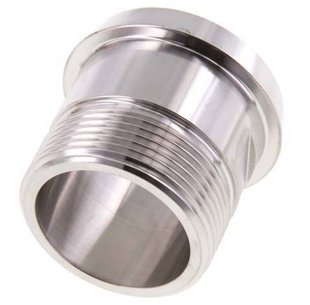 DIN 11851 Sanitary (Dairy) Fitting 56mm Cone x G1 1/2 inch Male Stainless Steel