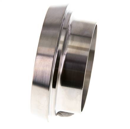 DIN 11851 Sanitary (Dairy) Fitting 68mm Cone x 53mm Weld End Stainless Steel