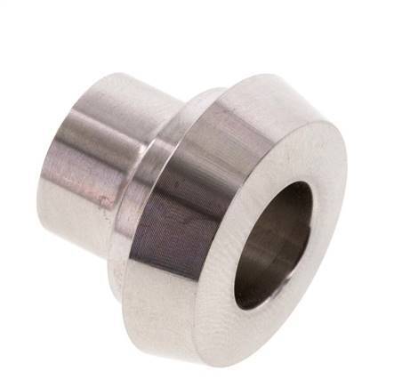 DIN 11851 Sanitary (Dairy) Fitting 22mm Cone x 13mm Weld End Stainless Steel