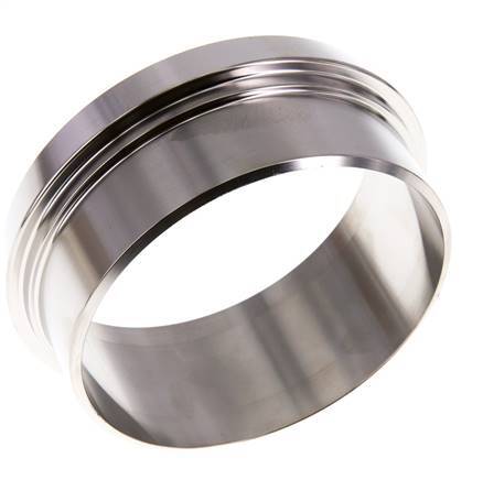 Sanitary (Dairy) Fitting 100mm Cone x 88.9mm Weld End Stainless Steel