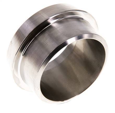 Sanitary (Dairy) Fitting 50mm Cone x 42.4mm Weld End Stainless Steel