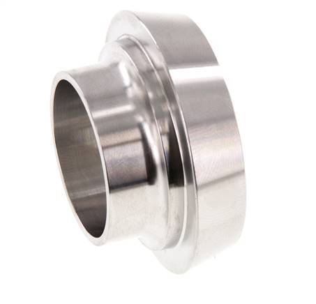 DIN 11851 Sanitary (Dairy) Fitting 44mm Cone x 29mm Weld End Stainless Steel