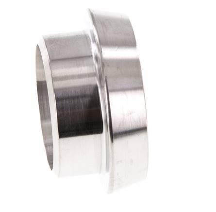 Sanitary (Dairy) Fitting 44mm Cone x 33.7mm Weld End Stainless Steel