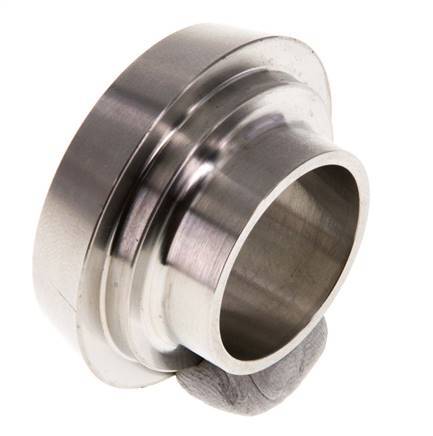 DIN 11851 Sanitary (Dairy) Fitting 36mm Cone x 23mm Weld End Stainless Steel