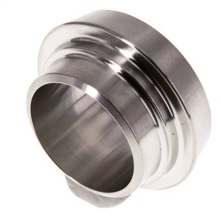 Sanitary (Dairy) Fitting 36mm Cone x 26.9mm Weld End Stainless Steel