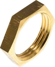 Lock Nut G1'' Brass [2 Pieces]