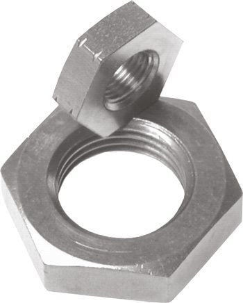 Lock Nut G3/4'' Nickel Plated Brass [5 Pieces]