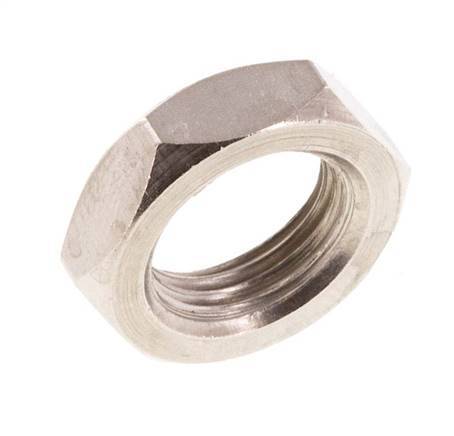 Lock Nut G1/8'' Nickel Plated Brass [10 Pieces]