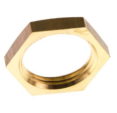 Lock Nut G3/4'' Brass [5 Pieces]