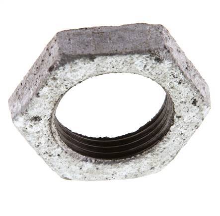 Lock Nut Rp1'' Malleable Cast Iron [5 Pieces]