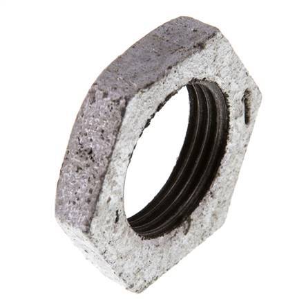 Lock Nut Rp1'' Malleable Cast Iron [5 Pieces]