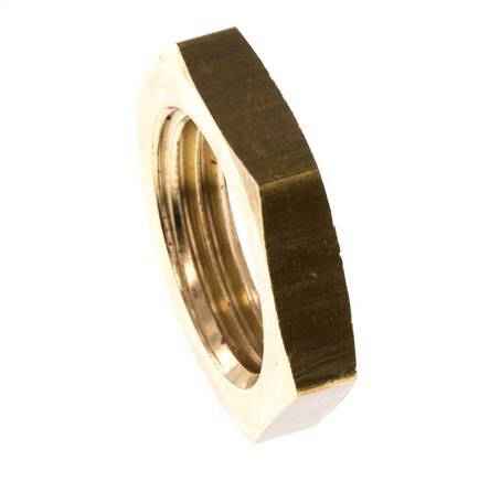 Lock Nut G3/8'' Brass [10 Pieces]