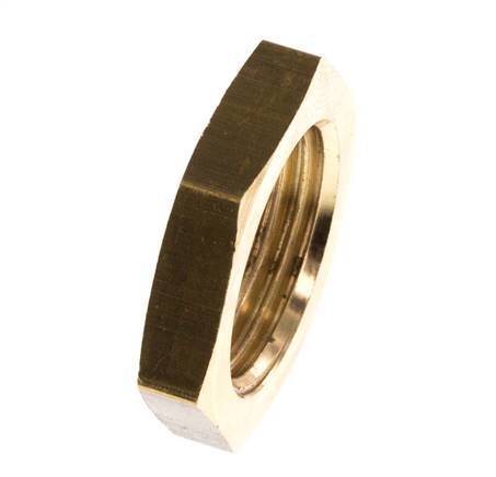 Lock Nut G3/8'' Brass [10 Pieces]