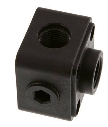 5-way Distributor Wall Mounted G1/2'' Plastic