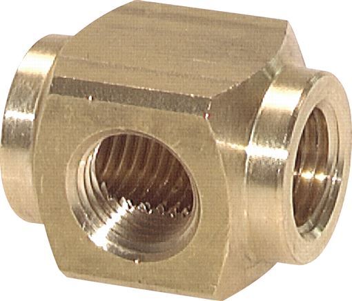 3-way Air Distributor G1/4'' Brass 16 bar (224.8 psi) [2 Pieces]
