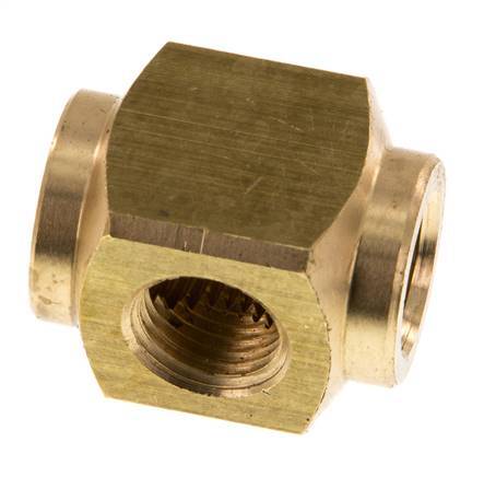 3-way Air Distributor G1/4'' Brass 16 bar (224.8 psi) [2 Pieces]