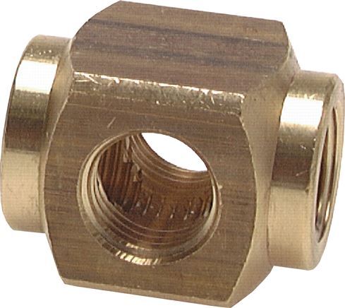 4-way Air Distributor G1/4'' Brass 16 bar (224.8 psi) [2 Pieces]