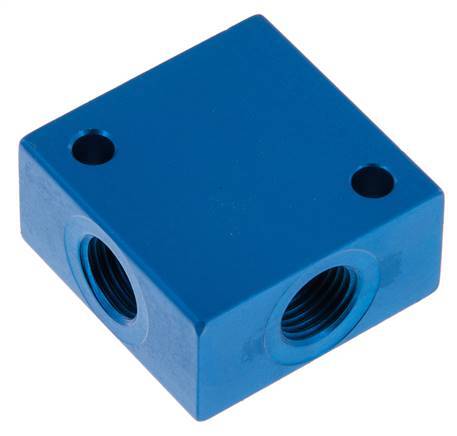 4-way Air Distributor G1/4'' Aluminium 16 bar (224.8 psi)