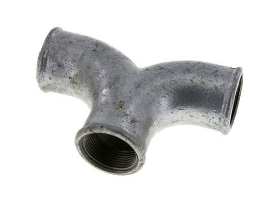 Tee Fitting Rp1 1/4'' Female Malleable cast iron 25bar (351.25psi)