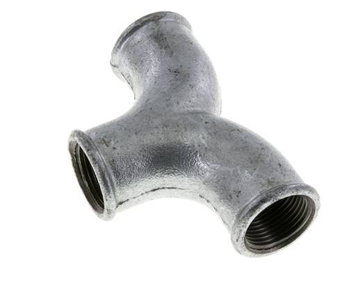 Tee Fitting Rp1'' Female Malleable cast iron 25bar (351.25psi)
