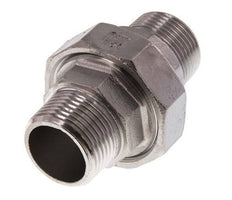 Union Straight Connector R1'' Stainless Steel Flat Seal PTFE 16bar (224.8psi)