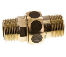 Union Straight Connector R3/4'' Brass Flat Seal Centellen 16bar (224.8psi)