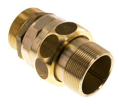 Union Straight Connector R2'' Brass Flat Seal Centellen 16bar (224.8psi)