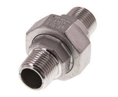 Union Straight Connector R1/2'' Stainless Steel Flat Seal PTFE 16bar (224.8psi)