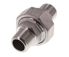 Union Straight Connector R1/2'' Stainless Steel Flat Seal PTFE 16bar (224.8psi)