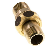 Union Straight Connector R1/2'' Brass Flat Seal Centellen 16bar (224.8psi)