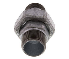 Union Straight Connector R1 1/4'' Cast Iron Flat Seal 25bar (351.25psi)