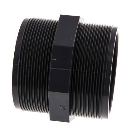 Reducing Double Nipple G3'' PVC-U 16bar (224.8psi) EN 1452-3