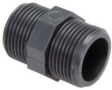 Reducing Double Nipple G2'' PVC-U 16bar (224.8psi) EN 1452-3 [2 Pieces]