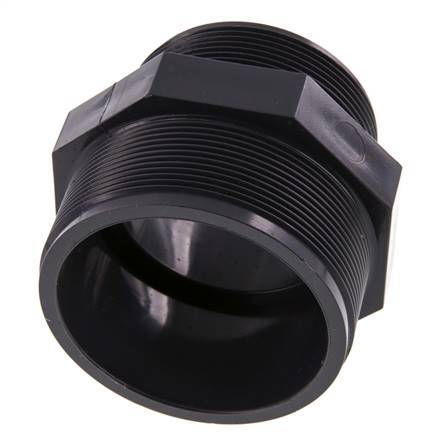 Reducing Double Nipple G2 1/2'' x G3'' PVC-U 16bar (224.8psi) EN 1452-3