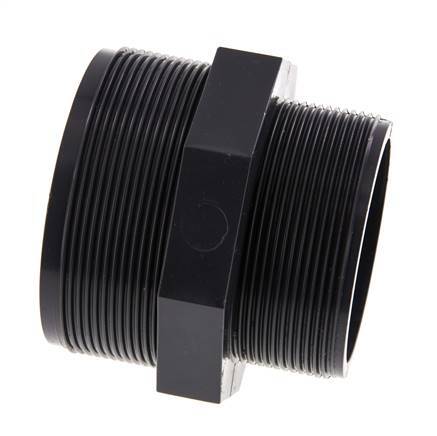 Reducing Double Nipple G2 1/2'' x G3'' PVC-U 16bar (224.8psi) EN 1452-3