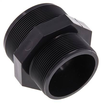 Reducing Double Nipple G2 1/2'' x G3'' PVC-U 16bar (224.8psi) EN 1452-3