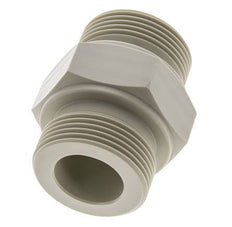 Double Nipple G1 1/4'' Polypropylene (pp) 10bar (140.5psi) FDA 50mm Hex