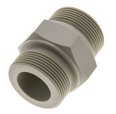 Double Nipple G3/4'' PVDF 10bar (140.5psi) FDA 36mm Hex