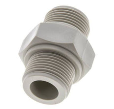 Double Nipple G3/4'' Polypropylene (pp) 10bar (140.5psi) FDA 36mm Hex