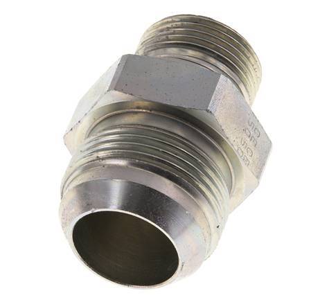 JIC Double Nipple G3/4'' x UN 1-5/16''-12 Steel NBR 170bar (2388.5psi)
