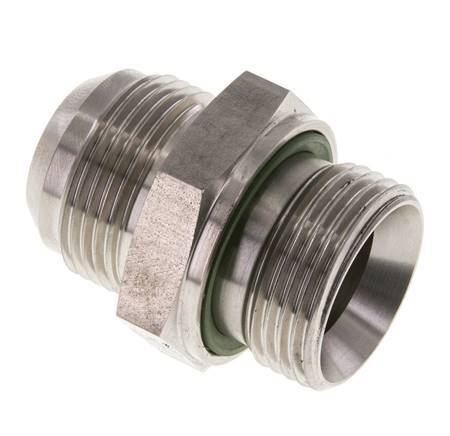 JIC Double Nipple G1'' x UN 1-5/16''-12 Stainless Steel FKM 170bar (2388.5psi)